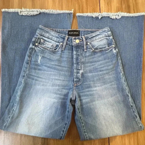 Black Orchid Jill High Waisted Wide Leg - One Love in size 26 NWT - Picture 6 of 8